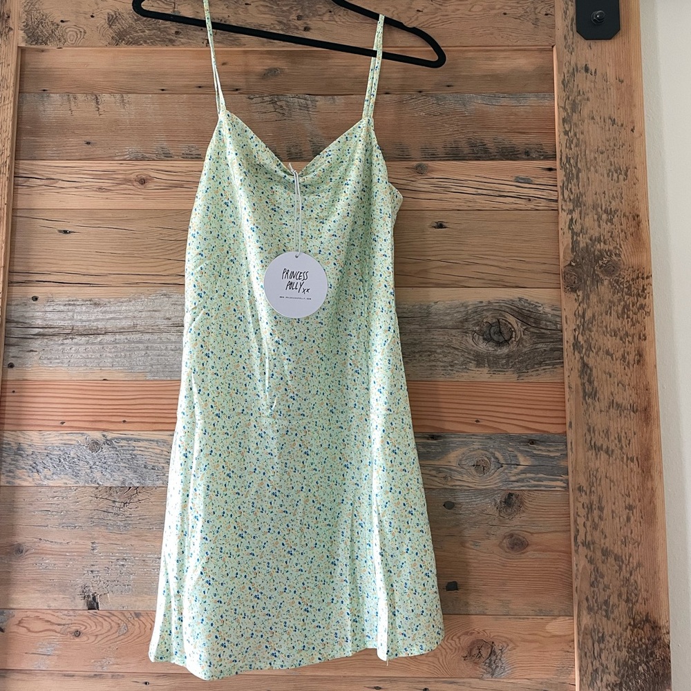 Princess Polly Sage Slip Dress